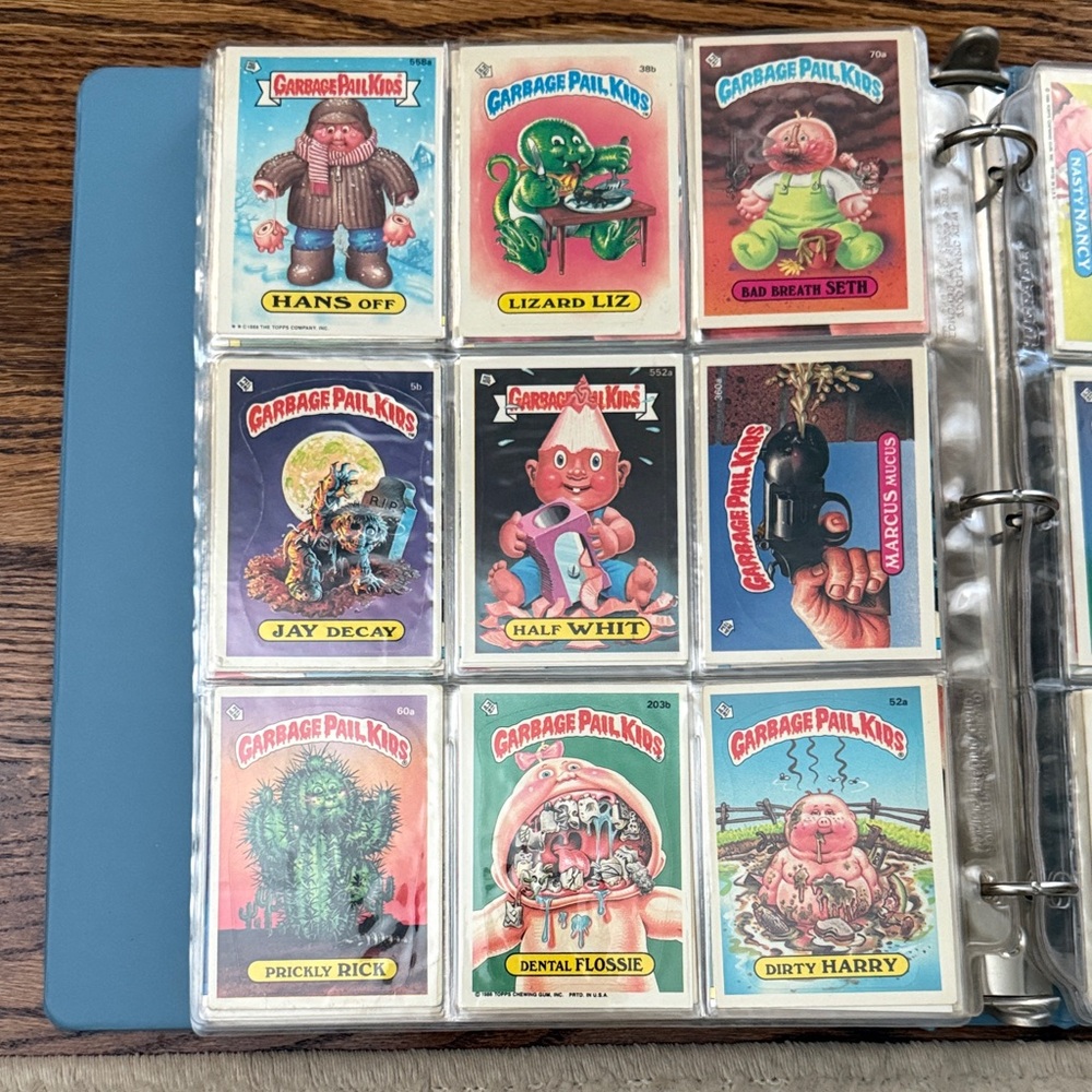 Garbage Pail Kids Trading Card Collection